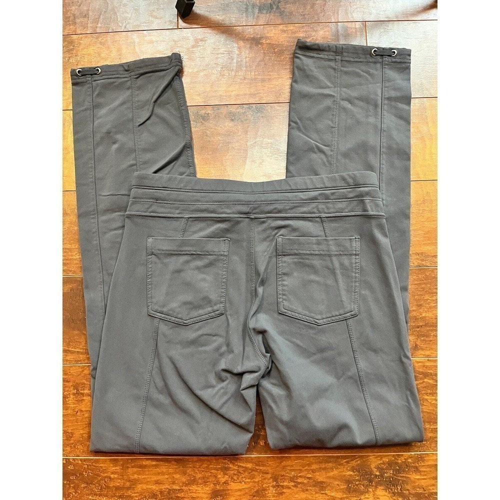 Athleta Active Casaul Slouchy Stretch Straight Leg Zipper Wasit Tie Pants Size S - Picture 8 of 8